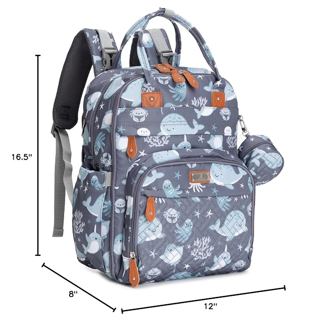 BabbleRoo Diaper Bag Backpack - Image 9