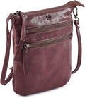 Crossbody Sling Bag for Women Small Real Leather Purse Vintage Travel Crossover by Cochoa