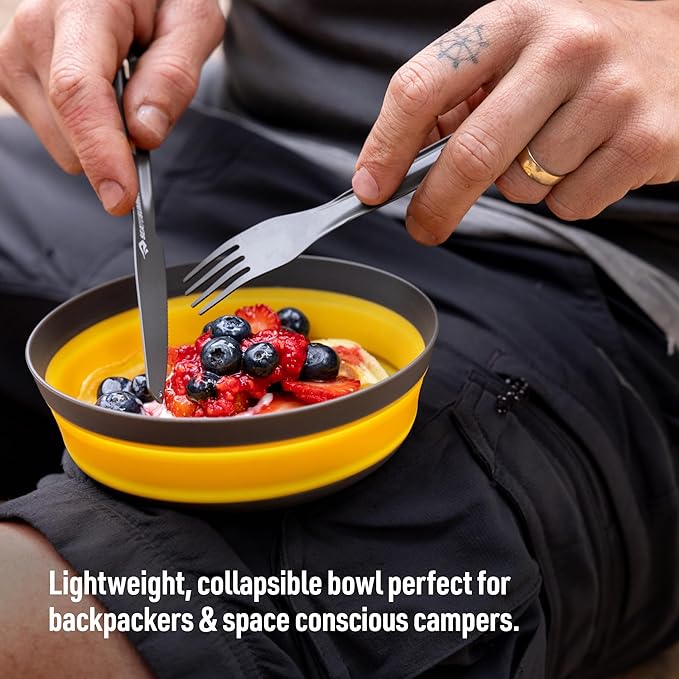 Sea to Summit Frontier Ultralight Collapsible Bowl, Aqua Sea Blue - Image 2