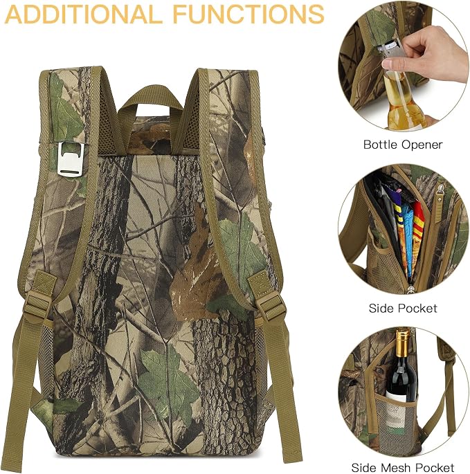 TUGUAN Cooler Backpack 36 Cans Insulated Leak Proof Lightweight Lunch Backpack - Image 5