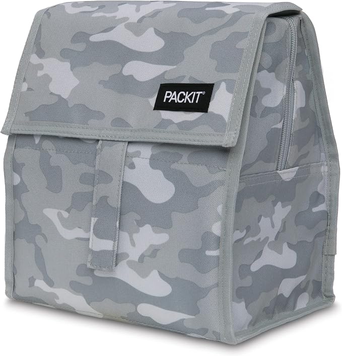 Freezable Lunch Bag, Tonal Camo Gray - Image 2