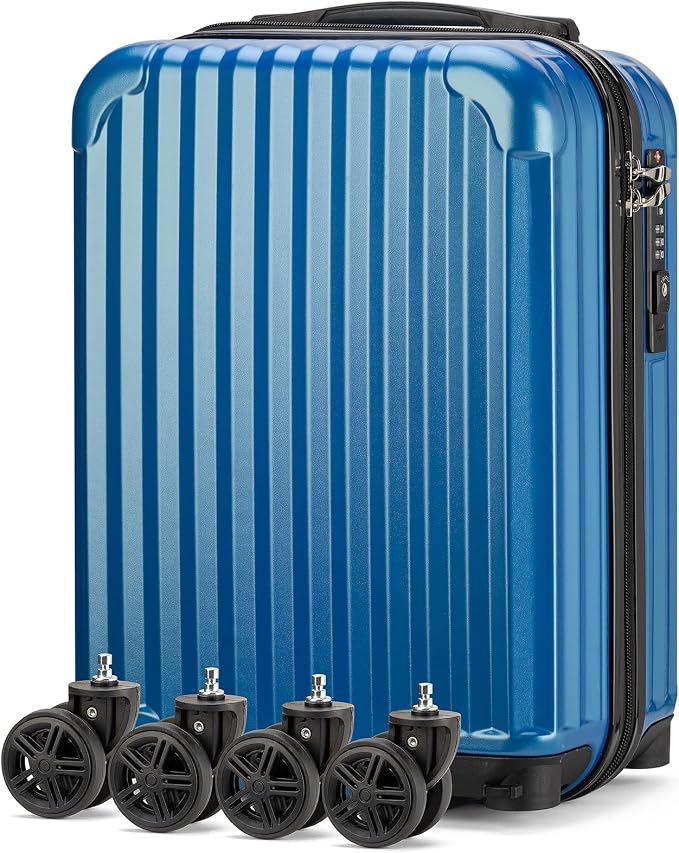 Personal Item Suitcase 18x14x8 Inches Hardside Built In TSA Lock & USB Port - Image 3