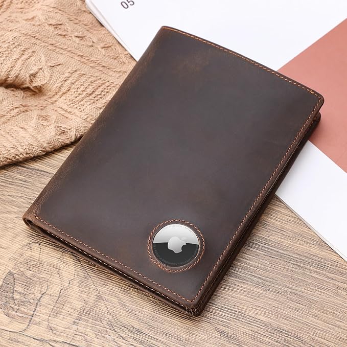 Polare Luxury RFID Blocking Leather Passport Holder Travel Wallet - Image 3