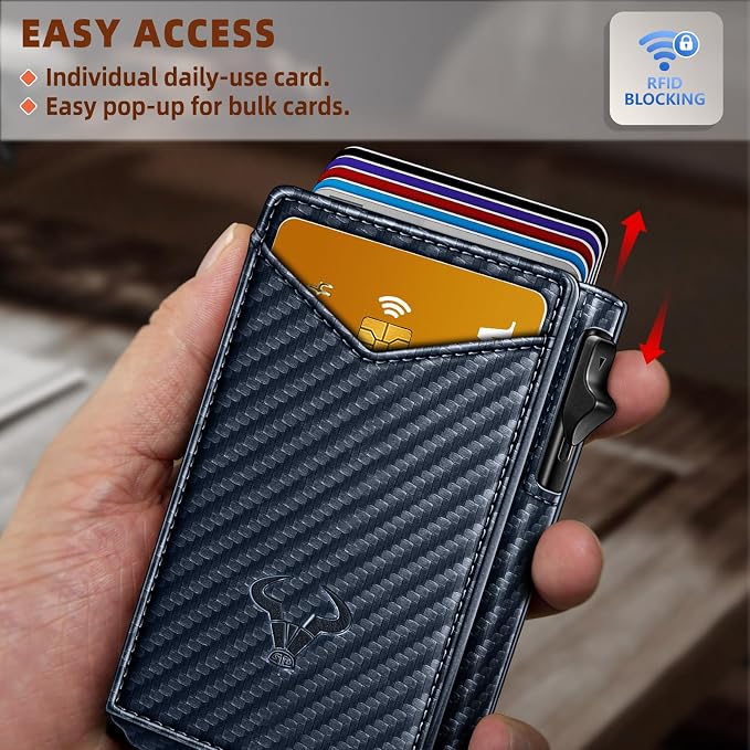 BULLIANT Men Wallet, Money Clip Wallet Slim - Image 4