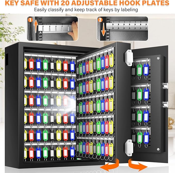200 Keys Fireproof Key Safe - Image 4