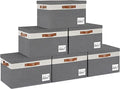 GhvyenntteS 6 Pack Fabric Storage Bins by GhvyenntteS
