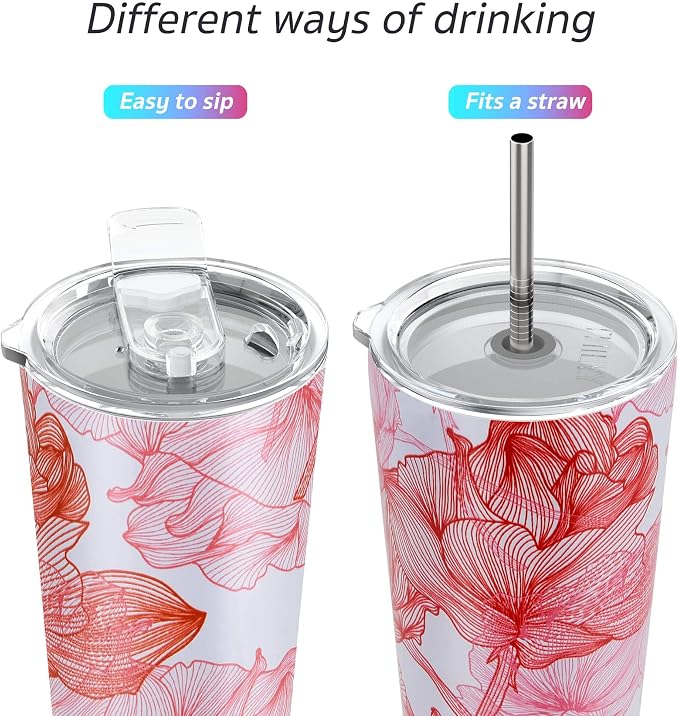 THILY Tumbler Stainless Steel Coffee Cup 26 oz Triple-Insulated Travel Mug - Image 2