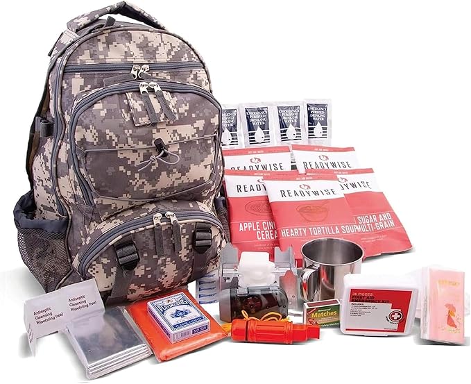 ReadyWise Emergency Survival Gear – Tactical Military Backpack, Camping by ReadyWise