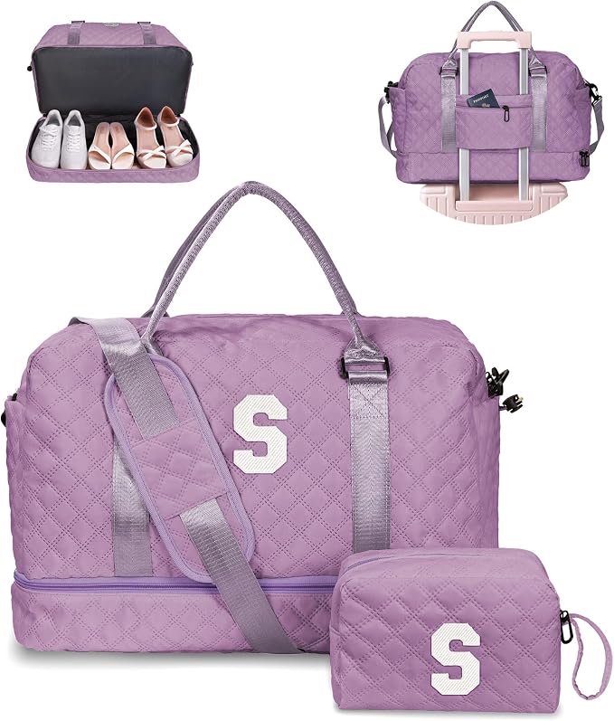 Personalized Initial Duffle Bag by Vogewood