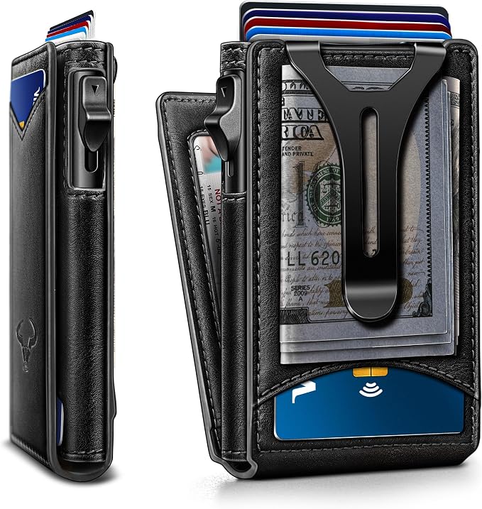 BULLIANT Men Wallet, Money Clip Wallet Slim by BULLIANT