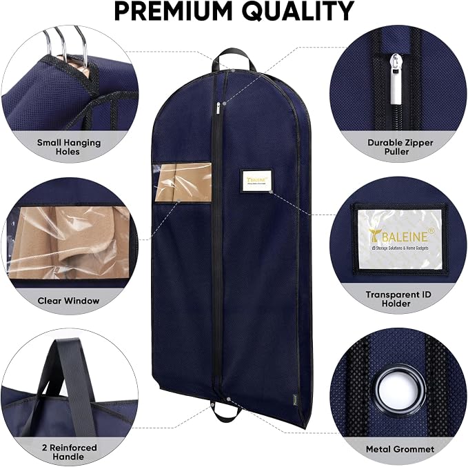 BALEINE 1PK Heavy Duty Garment Bag - Image 5