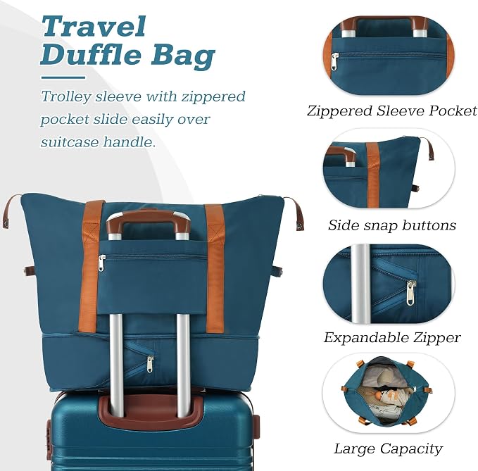 Merax Suitcase Set 28 inches Expandable Luggage - Image 3