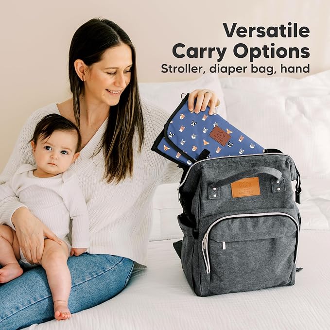 KeaBabies Portable Diaper Changing Pad - Image 5