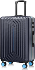 28 inch Luggage Hardside and Lightweight Suitcase by SunnyTour
