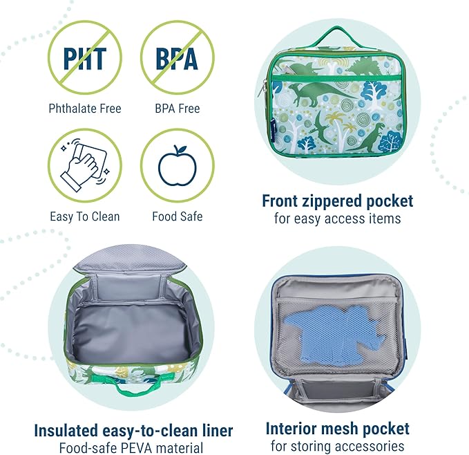 Wildkin Kids Insulated Lunch Box – Durable and Reusable - Image 4