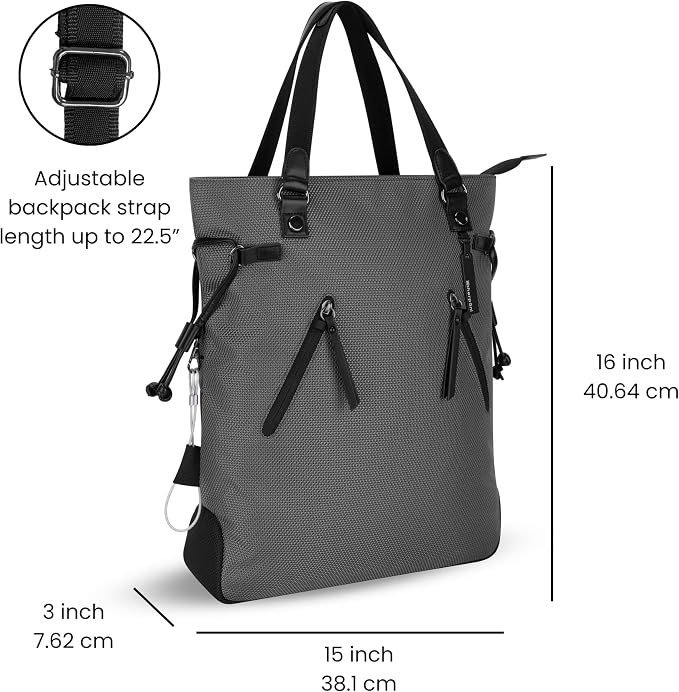 Sherpani Tempest, Anti Theft Convertible Backpack Tote, 14L Travel Backpack - Image 2