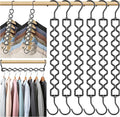 6 Pack Space Saving Hangers for Clothes, Heavy Duty 30Lbs Capacity Magic by Besslly