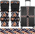 2 Pack Luggage Straps for Suitcases, Adjustable Travel Belt by ZHOMA