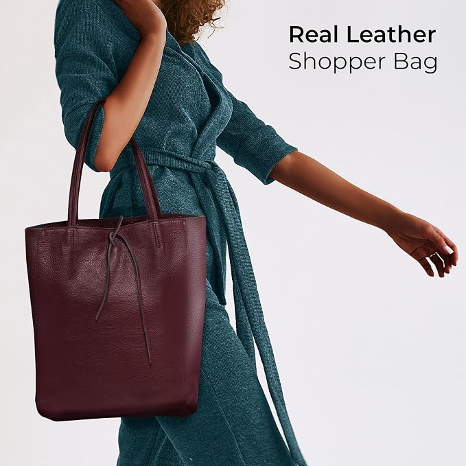 Italian Calf Leather Tote for Women - Image 8