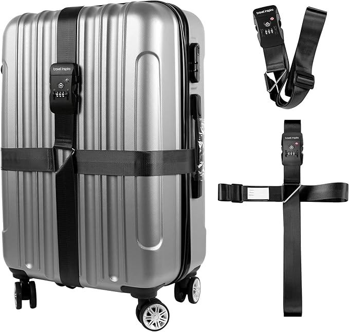 Travel Inspira Luggage Straps for Suitcases by TravelInspira
