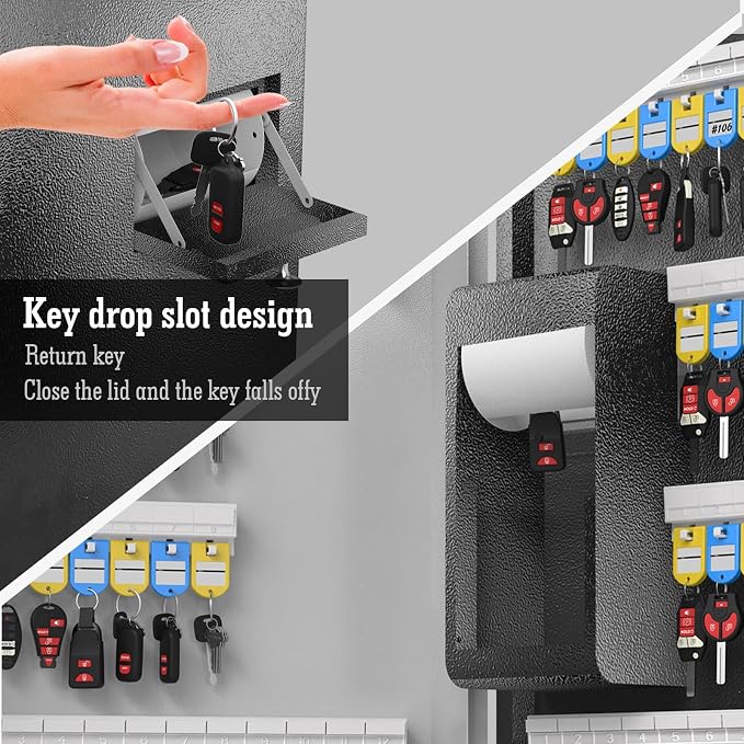 WeHere 104 Keys Lock Box Wall Mount - Image 4