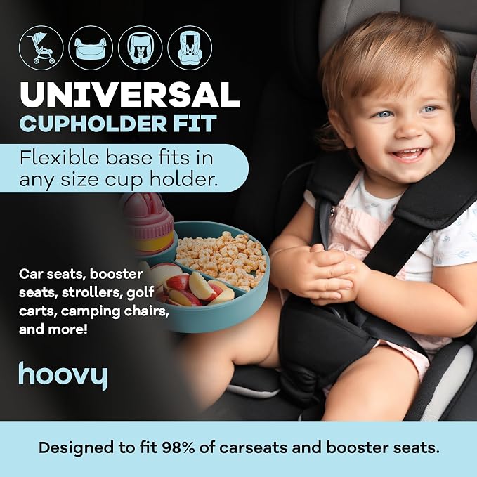 Silicone Cup Holder Tray for Car Seat, Booster Seat, Stroller - Image 3
