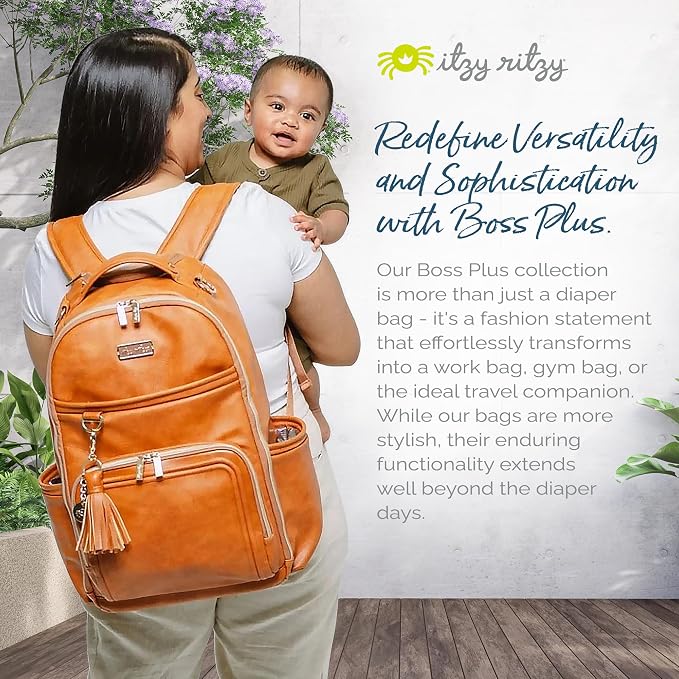 Itzy Ritzy Diaper Bag Backpack – Large Capacity Boss Plus Baby Backpack Diaper - Image 9