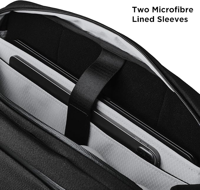 ALPAKA Elements Tech Brief Pro 12L -3-in-1 Recycled Fabric Laptop Briefcase - Image 3
