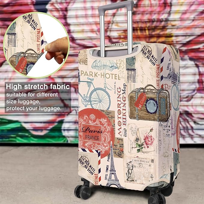 Travel Luggage Cover Suitcase Protector Fits 18-32 Inch Wheel Covers - Image 4