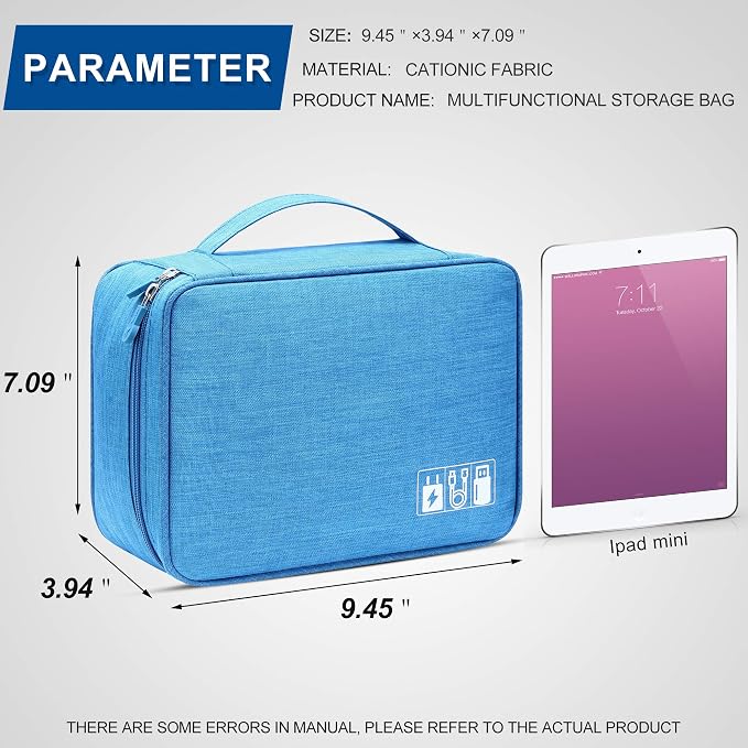 VOCUS Electronics Organizer Travel Cable Organizer Bag - Image 9