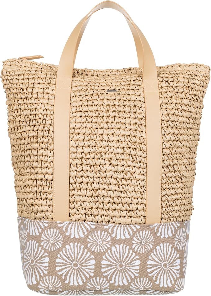 Roxy Women's Beach Tote Bag | Travel | Vacation | Straw | Lightweight | by Roxy