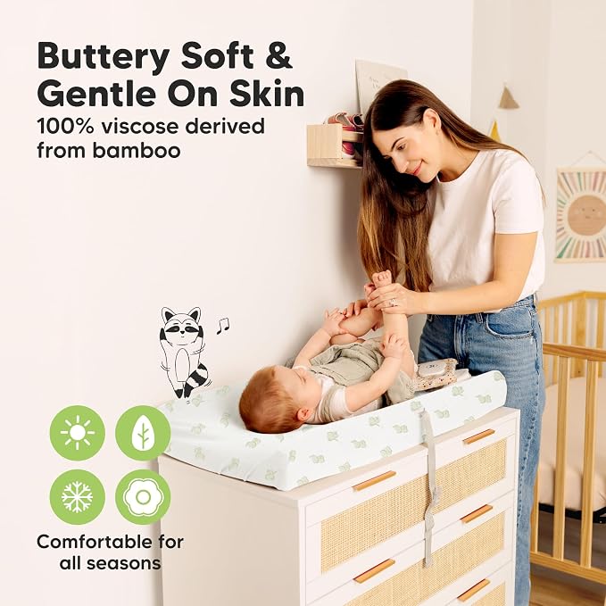 2-Pack Baby Changing Pad Covers - Image 3