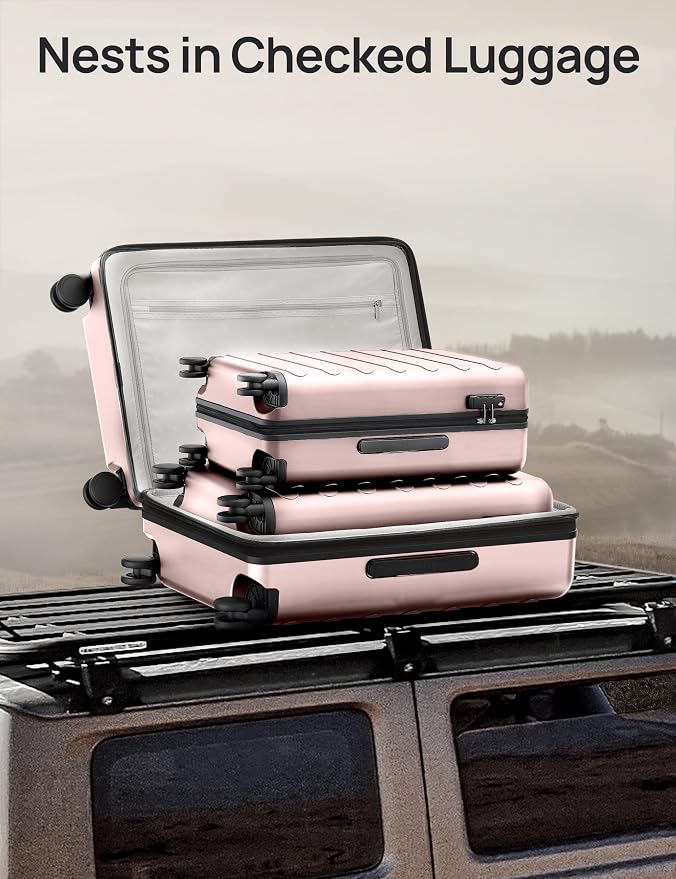 Carry on Luggage 22 X 14 X 9 Airline Approved, 20 Inch Luggage - Image 7