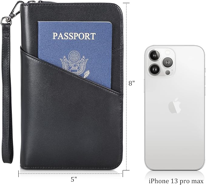 Polare Napa Leather Passport Holder - Image 4