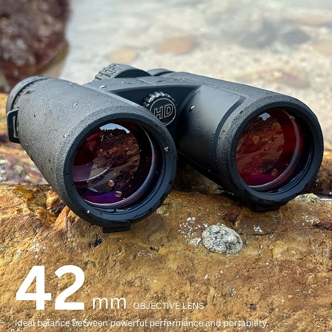 Hontry 10x42 Binoculars with IPX7 Waterproof Protection - Image 2