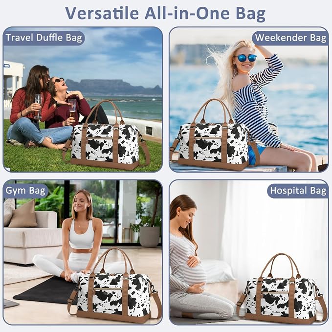 Travel Duffle Bag for Women, Weekender Bags, Hospital Bag for Labor Delivery - Image 6