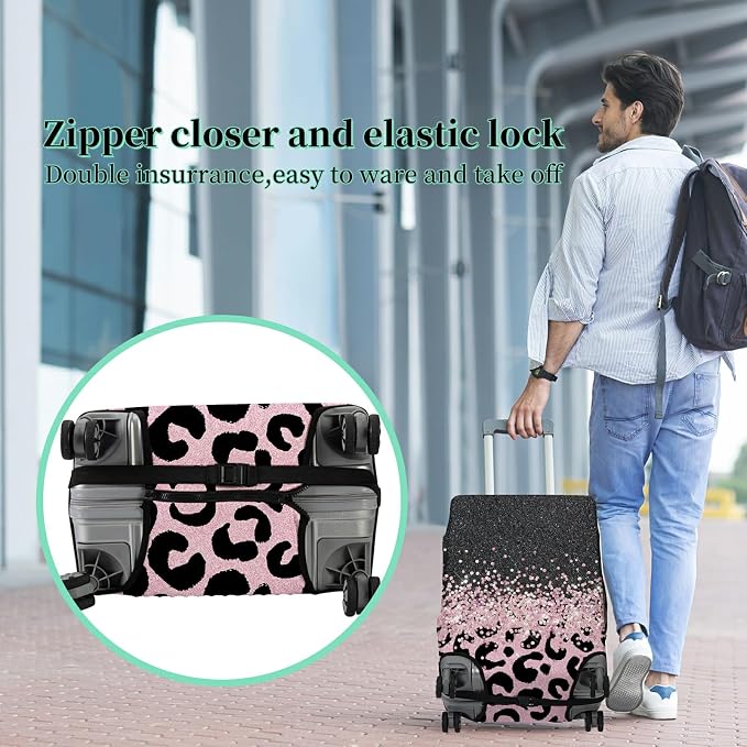 Luggage Cover + Tag, Washable Elastic Cloth, Anti-Scratch - Image 5