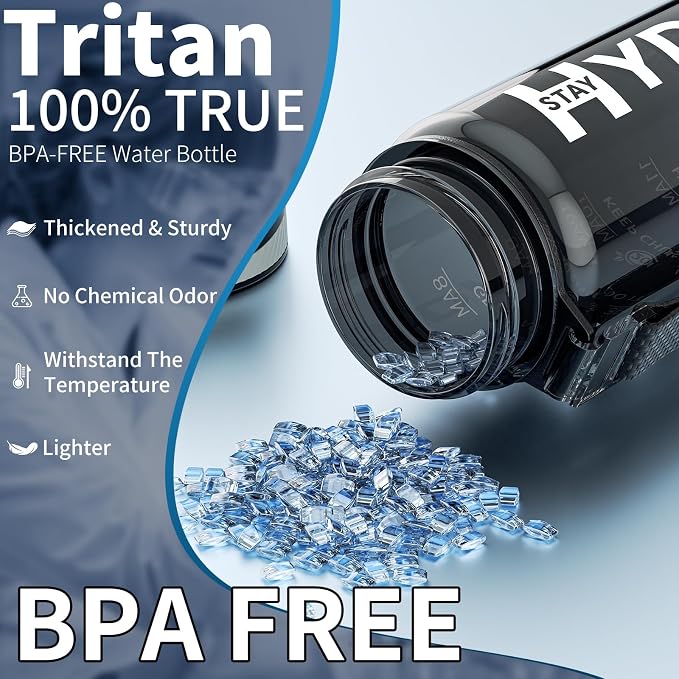 Water Bottle, 32 oz Motivational Water Bottles - Image 2