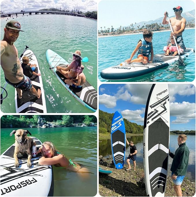 FBSPORT 11' Premium Stand Up Paddle Board, Yoga Board - Image 7