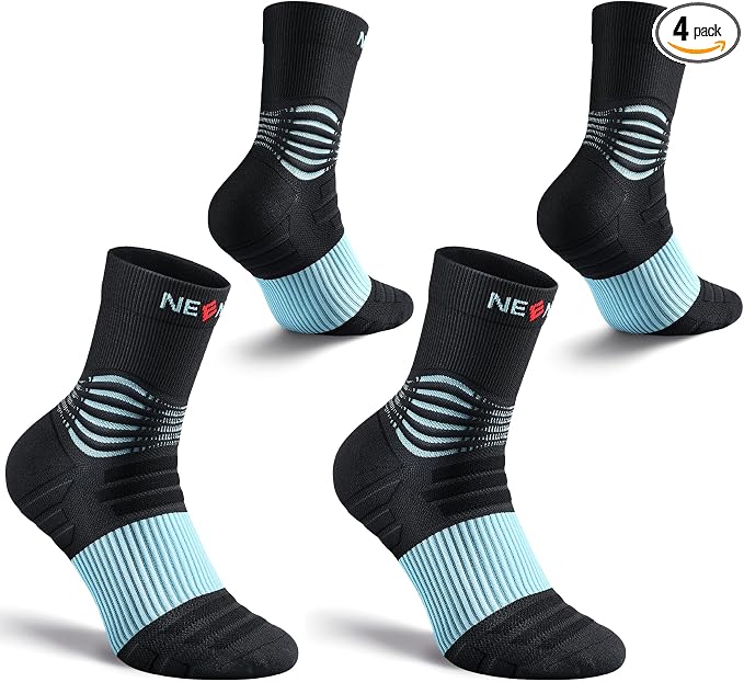 NEENCA Medical Compression Socks—2 Pairs, Ankle Socks by NEENCA