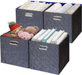 Posprica Storage Cubes, 11×11 Foldable Storage Bins, Thick and Heavy duty by Posprica