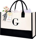 BAGAIL Initial Tote Bag, Personalized Birthday Gifts by BAGAIL