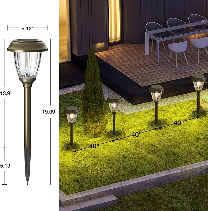 XMCOSY+ Solar Lights Outdoor 10/25 LM LED - Image 6