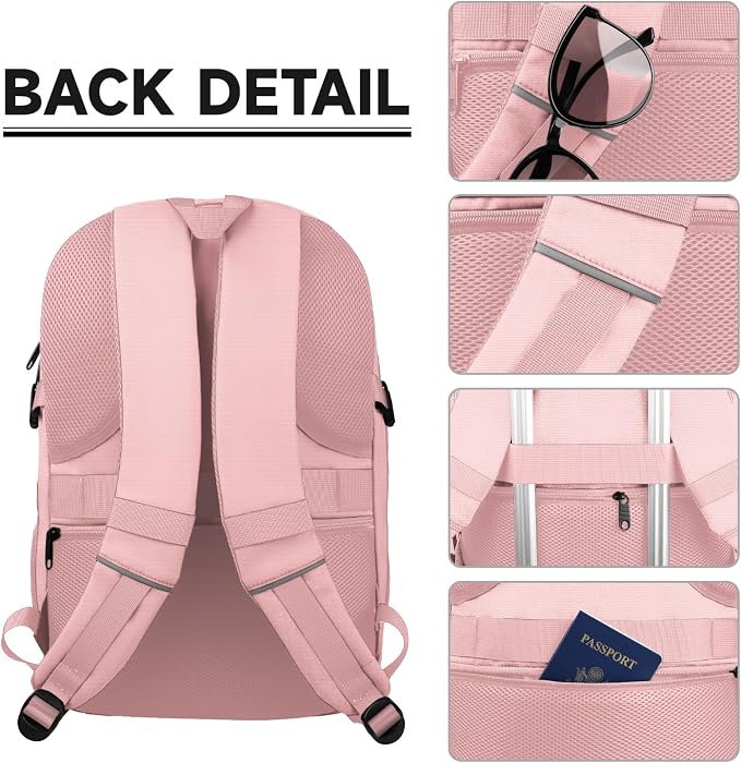Lapsouno Business Laptop Backpack, Travel Backpack, Carry on Backpack - Image 3