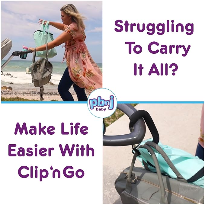 Stroller Hooks for Hanging Diaper Bags - Image 5