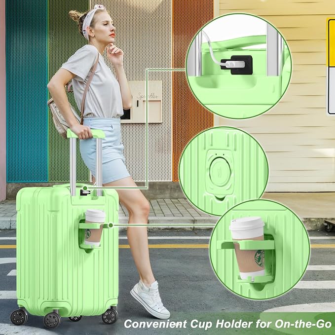 Krute Luggage Sets 2 Piece Suitcase - Image 6