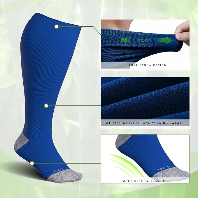 LEVSOX Wide Calf Compression Socks - Image 4