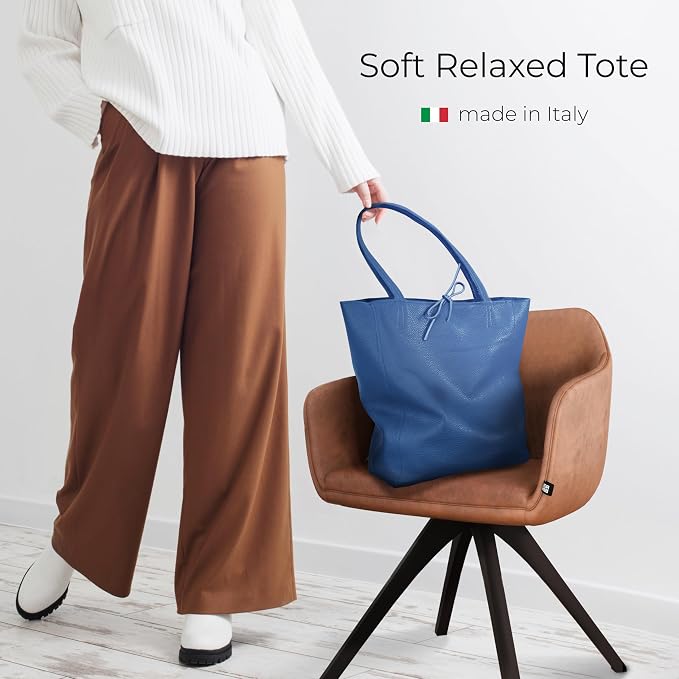 Italian Calf Leather Tote for Women - Image 4
