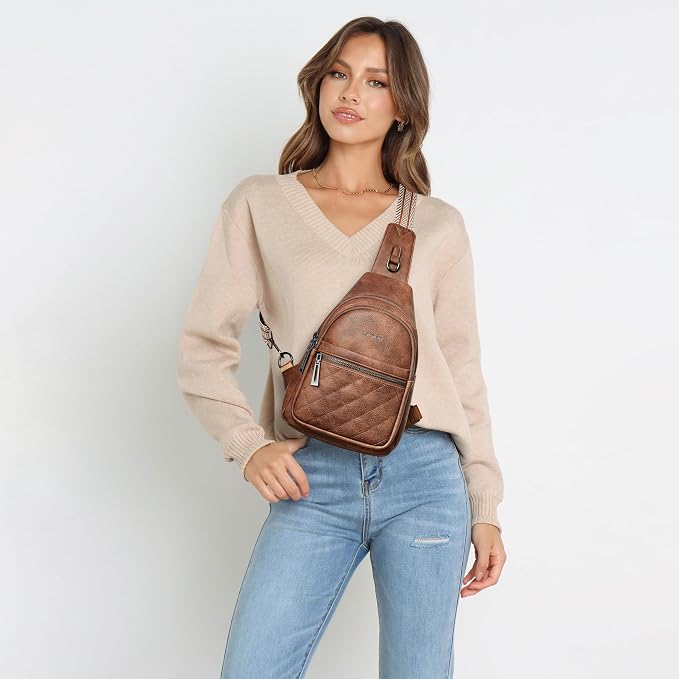 Sling Bag For Women Fanny Pack Crossbody Travel Shoulder Belt Bags Tote - Image 9