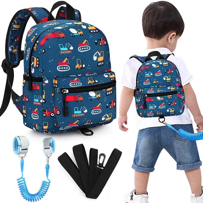 Accmor Toddler Backpack with Leash, Cute Baby Backpack with Anti Lost Wrist Link by Accmor